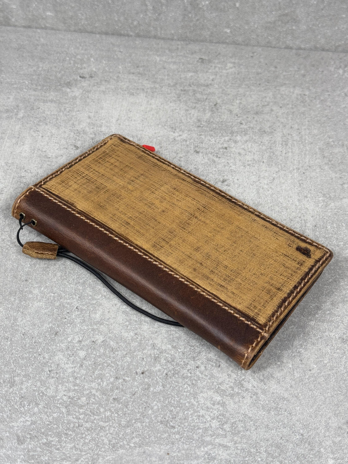Vintage Style Leather iPhone Wallet Case with Card Slots