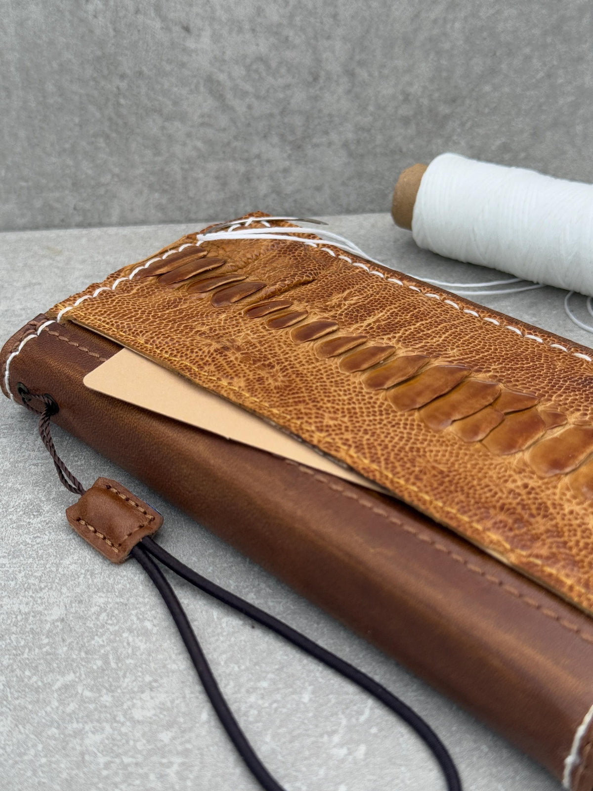 Vintage Leather iPhone Wallet Case: Book Style, Card Slots