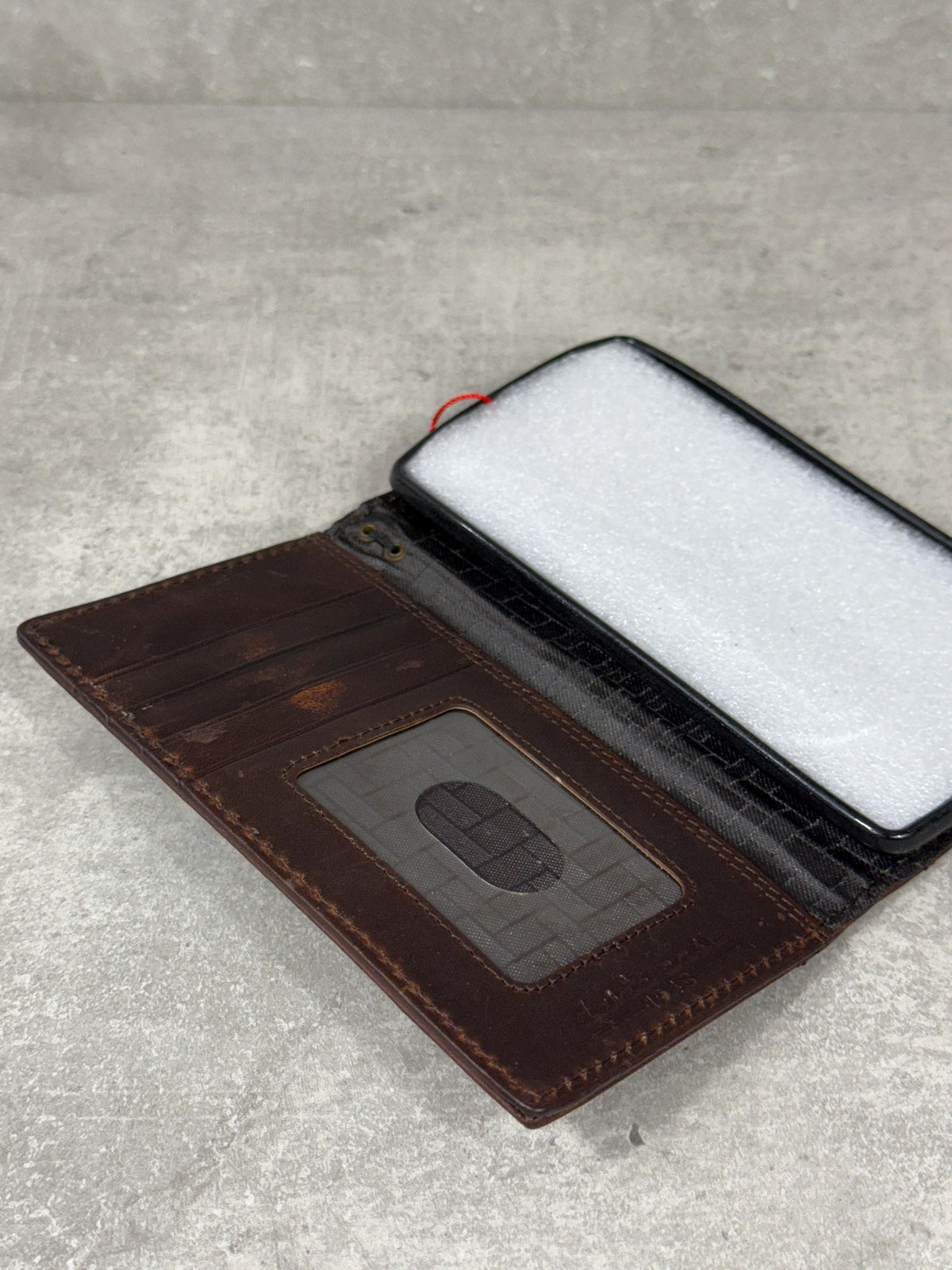 Embossed Leather Wallet Case for Google Pixel: Vintage Art Design