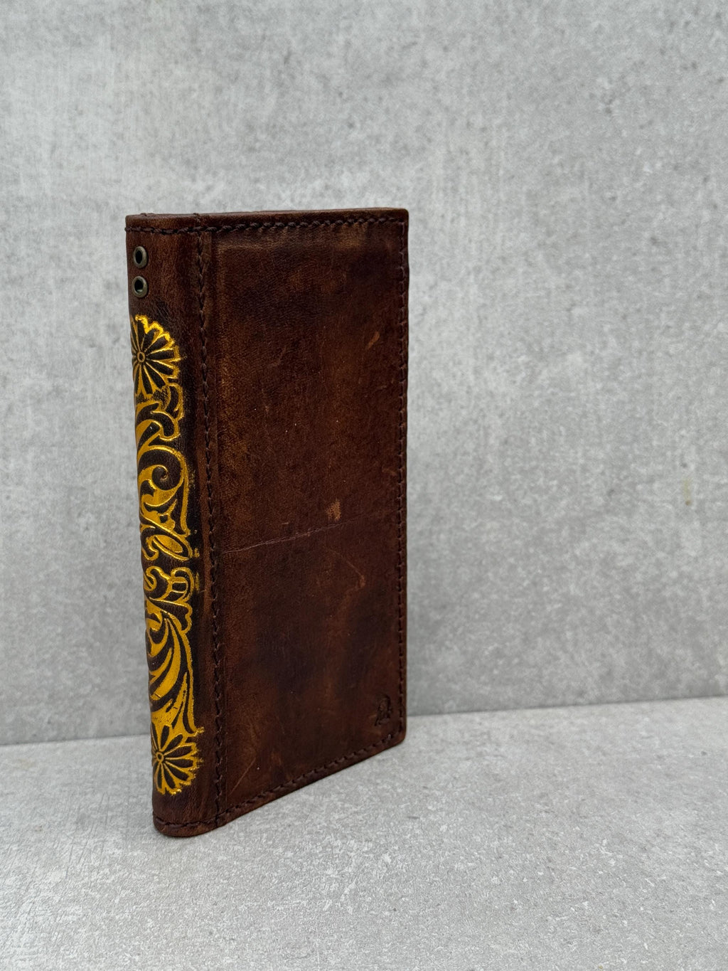 Vintage Leather Wallet Case for Google Pixel: Art Stamping Card Slots