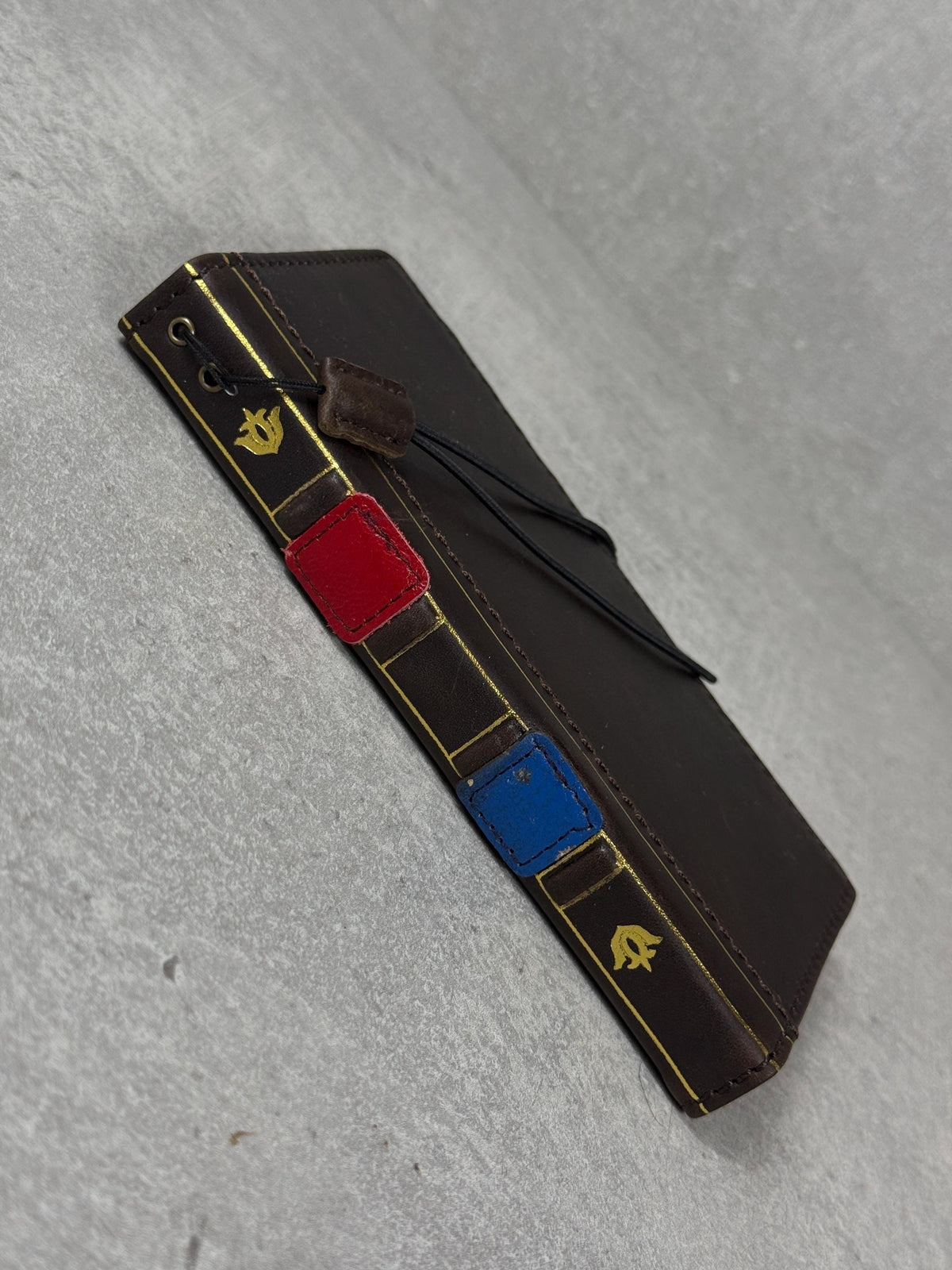 Handmade Leather Wallet Case: Galaxy S21 S22 S23 S24 S25, Book Design