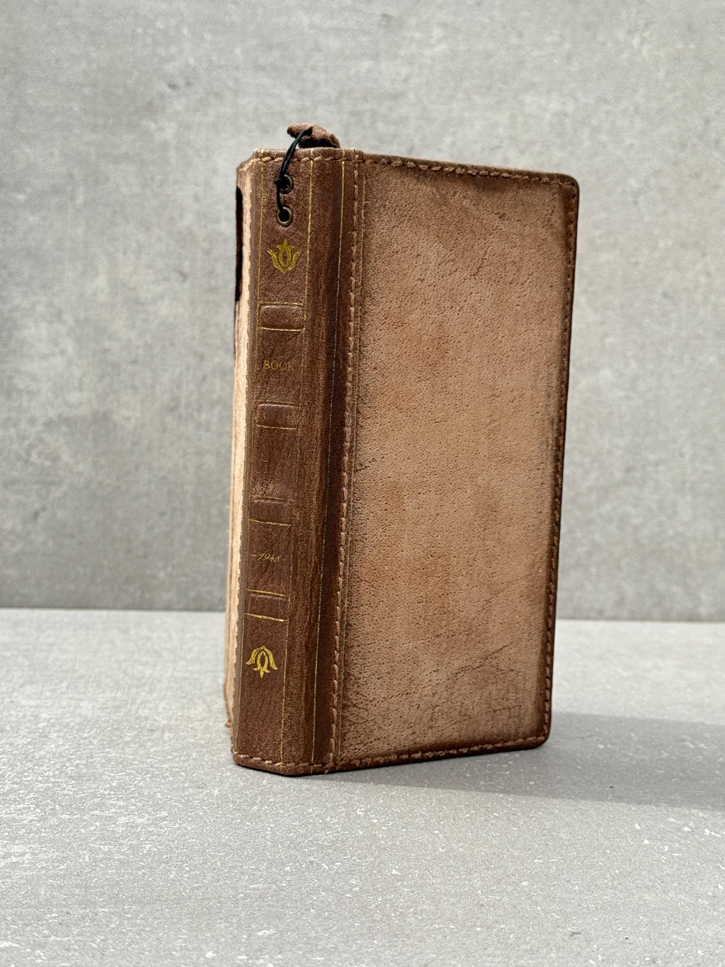 Vintage Book Style Leather iPhone Wallet Case with Card Slots