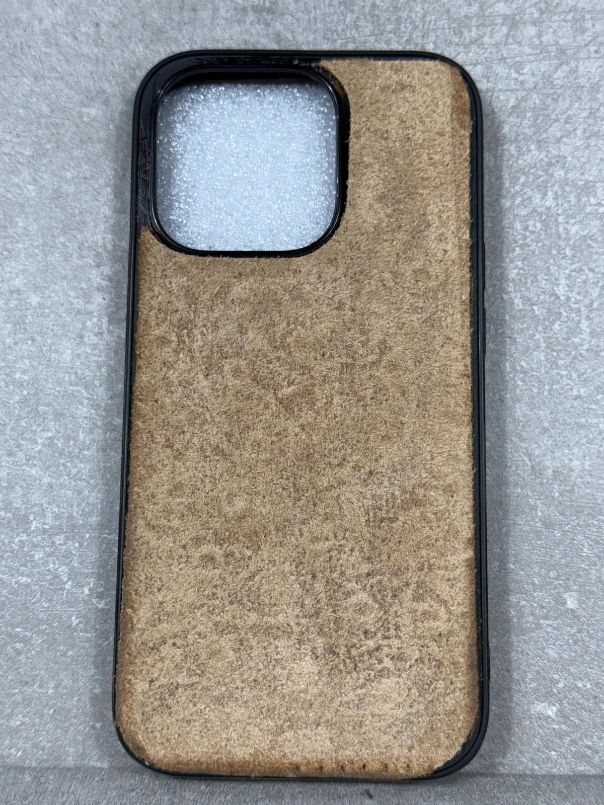 Handmade Suede Leather iPhone Case: Genuine Leather Art