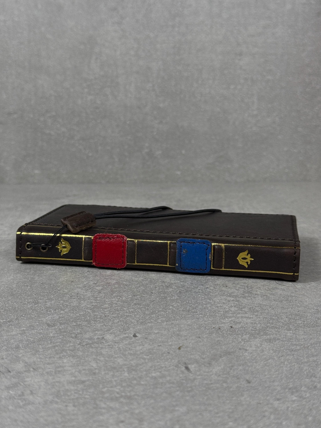 Vintage Book Style Leather iPhone Wallet Case