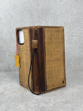Vintage Style Leather iPhone Wallet Case with Card Slots