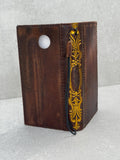 Vintage Book Style Leather iPhone Wallet Case with Card Slots