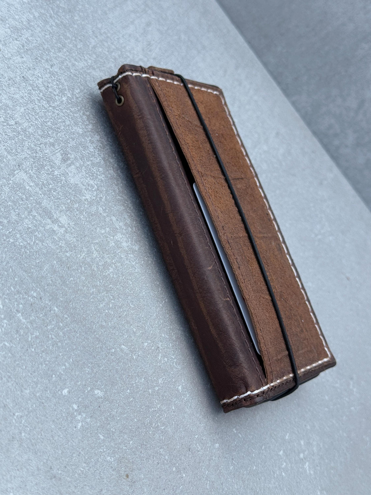 Handmade Leather Wallet Case for Google Pixel: Vintage Card Slots Cover