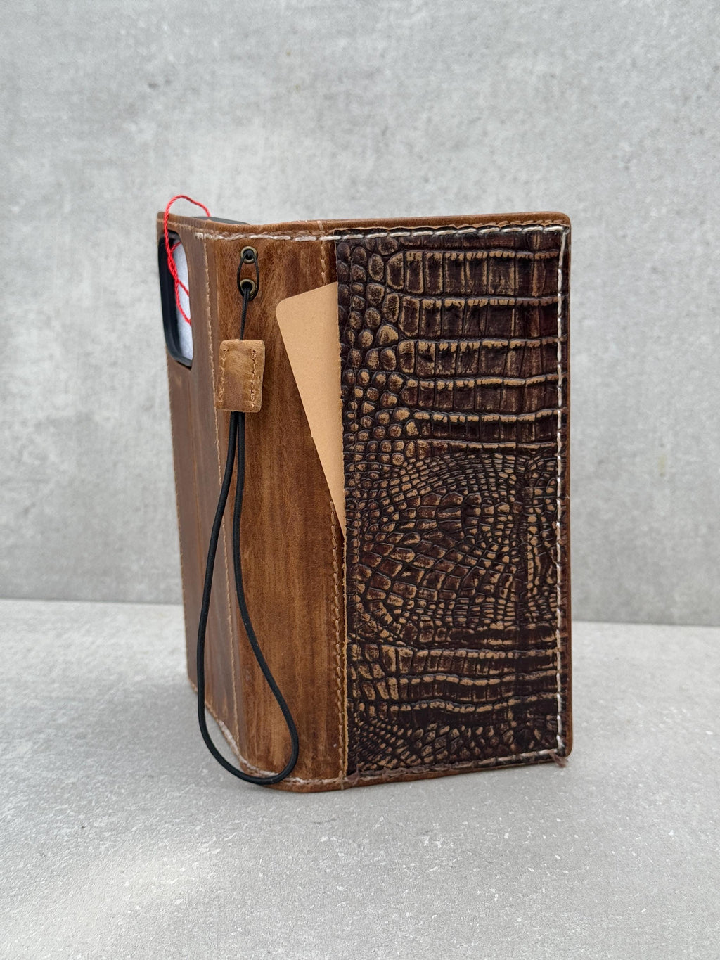 Handmade Leather Wallet Case for Google Pixel: Vintage Card Slots Cover