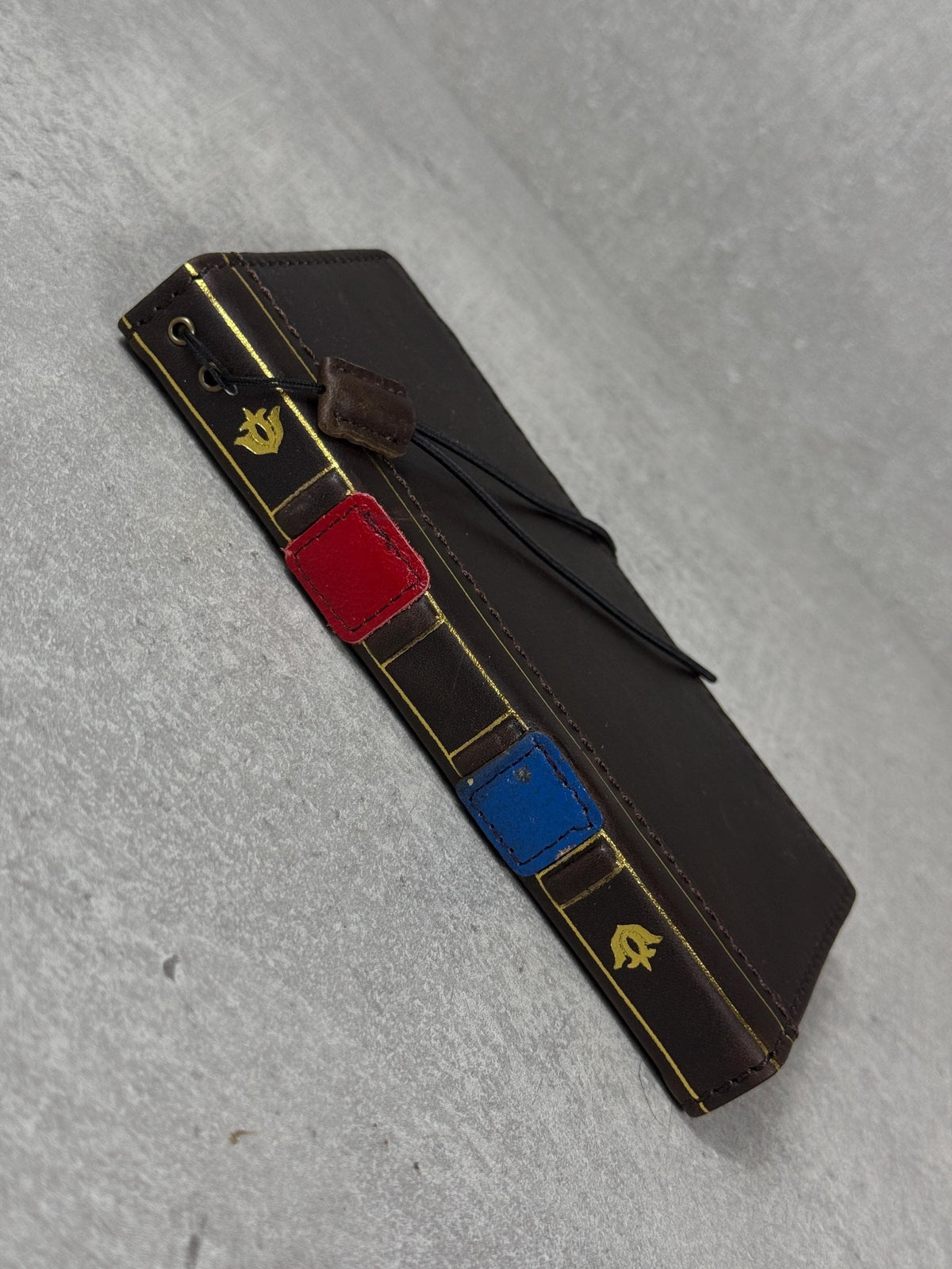 Genuine Leather Wallet Case for Google Pixel: Vintage Book Design
