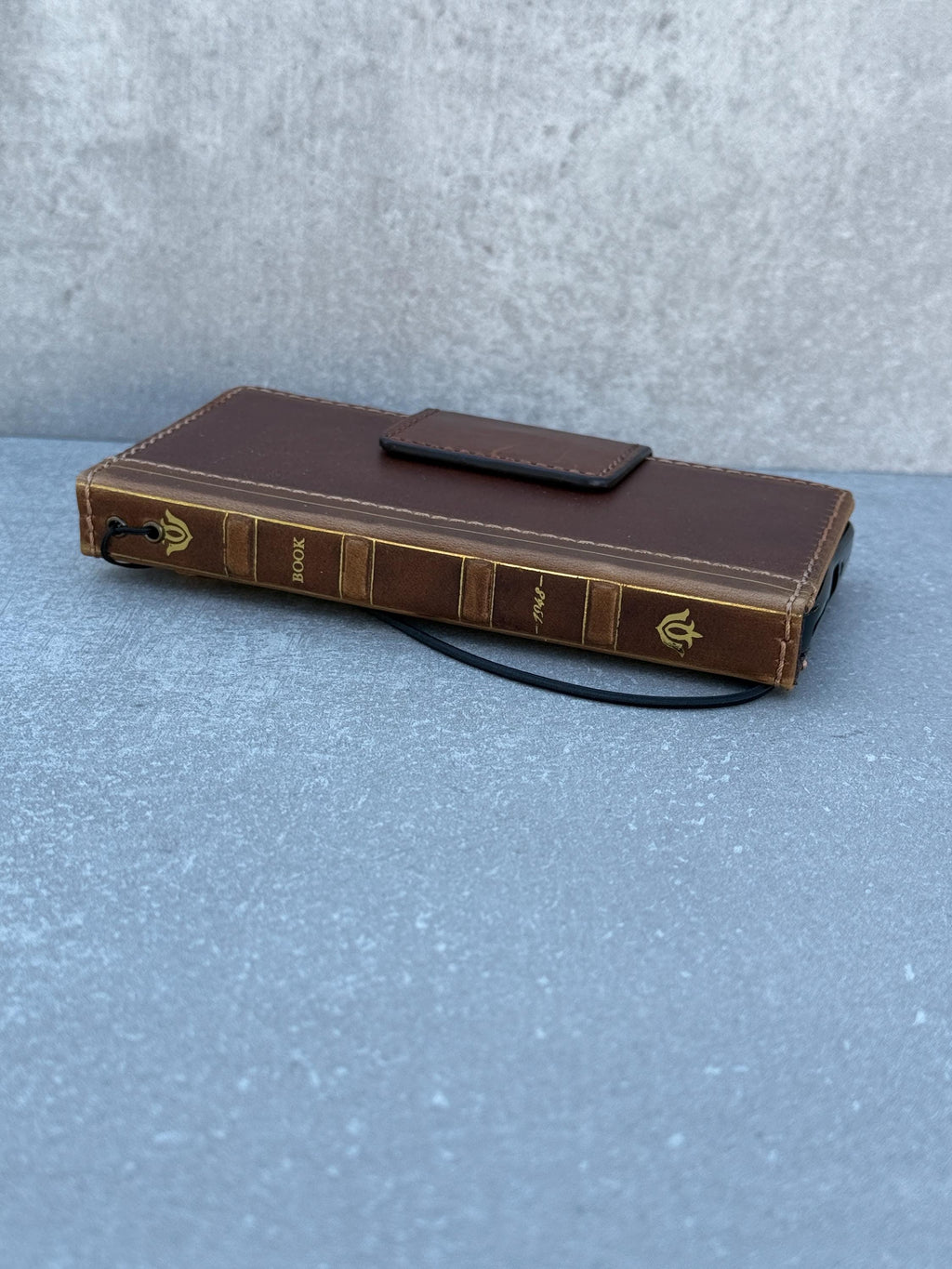 Handmade Leather Book Wallet Case for Galaxy S21 S22 S23 S24 S25 Ultra