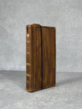 Handmade Leather Wallet Case for Galaxy: Book Design, Card Slots