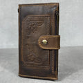 Handmade Leather Wallet Case for Galaxy Z Fold 2/3/4/5/6/7