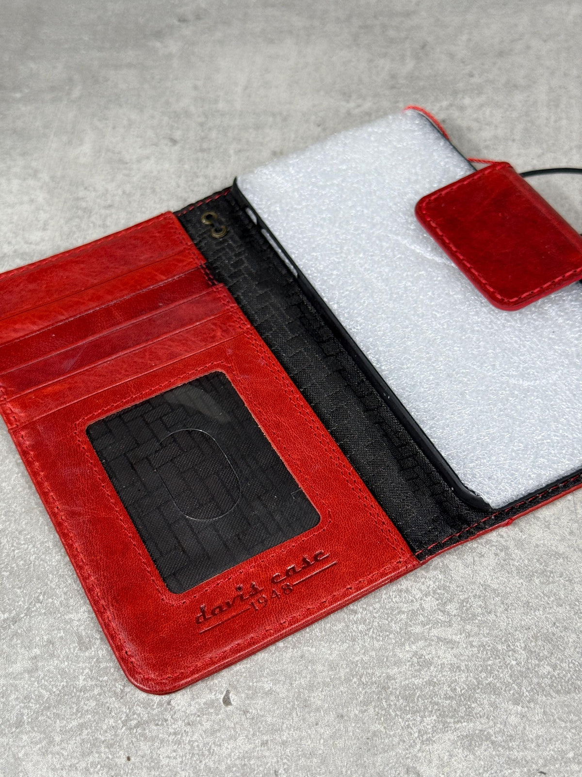 Handmade Leather Wallet Book Cover for Galaxy Z Fold 2/3/4/5/6/7