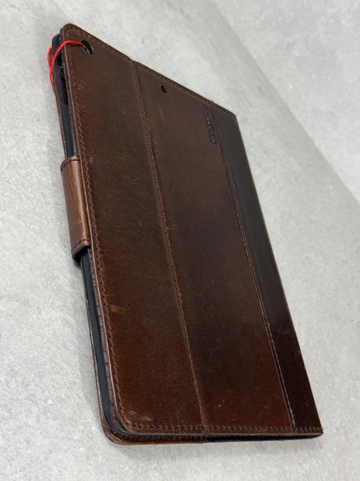 Genuine Leather iPad Pro Case: Slim Magnetic Brown Cover with Card Slots