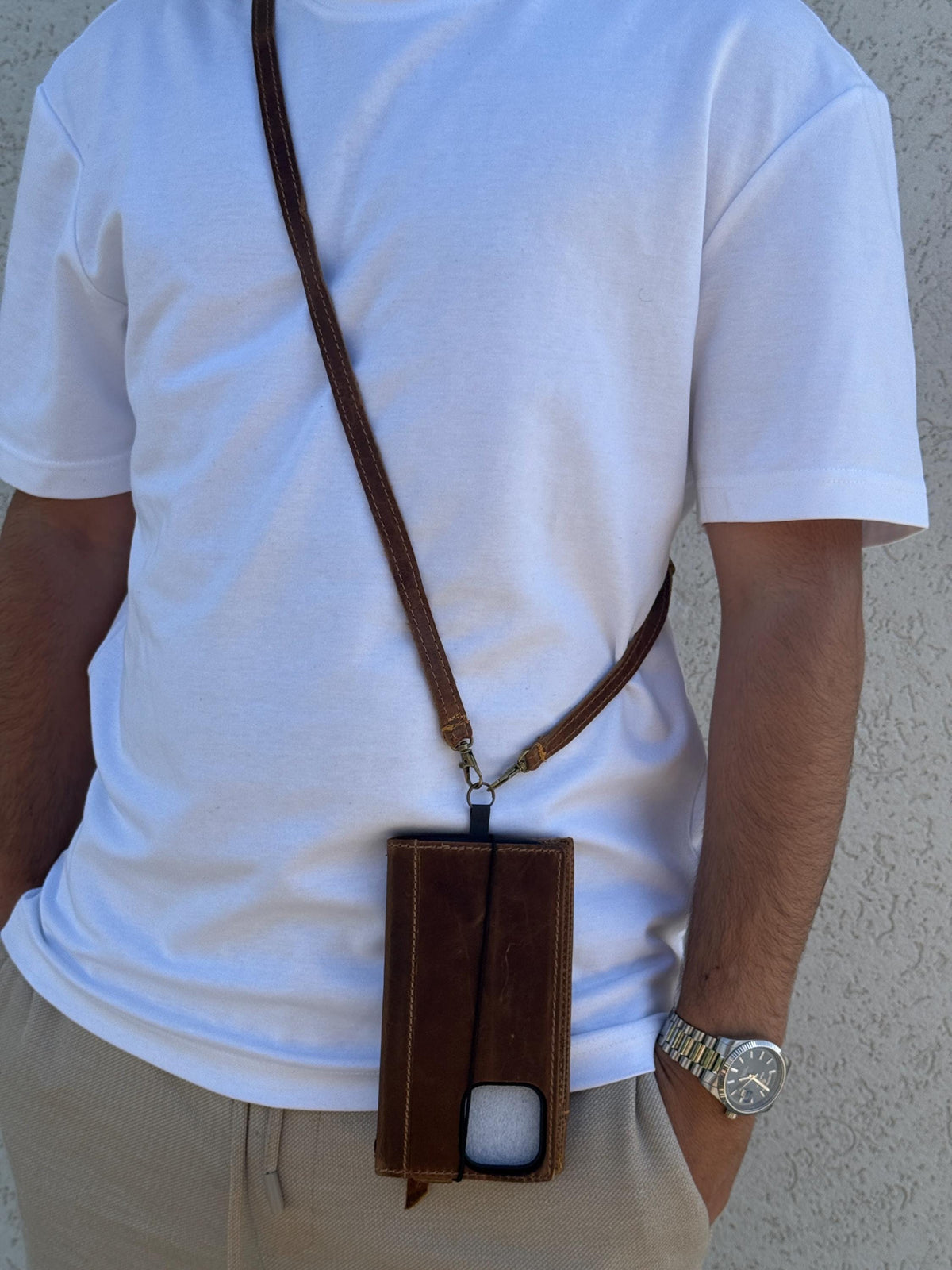 Handmade Leather Wallet Case: Samsung Galaxy, Card Slots