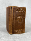 Handmade Leather Wallet Case: Google Pixel, Tree of Love Design