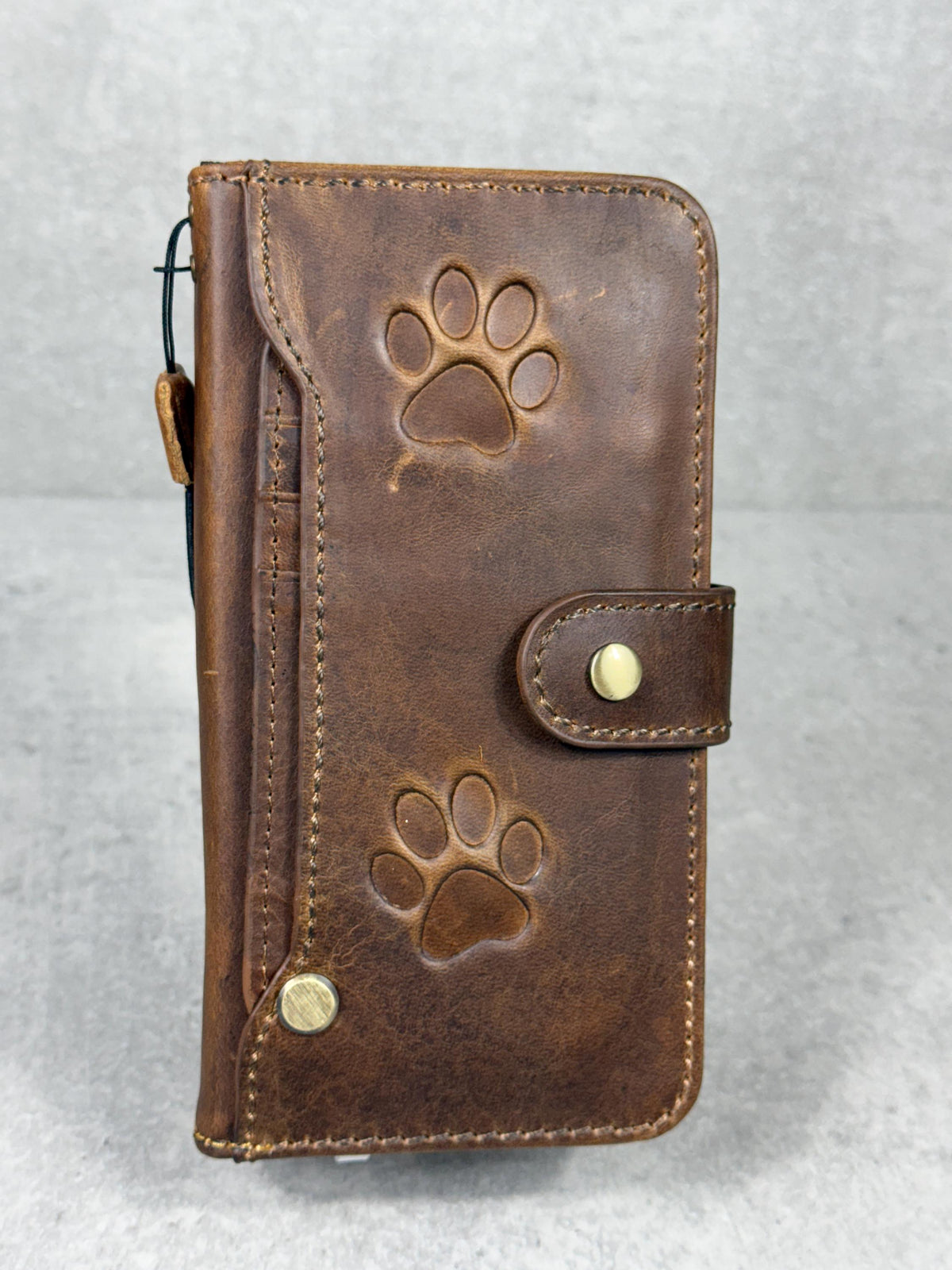 Genuine Leather fo OnePlus Open Case Wallet Handmade Wireless Luxury  Davidov Art