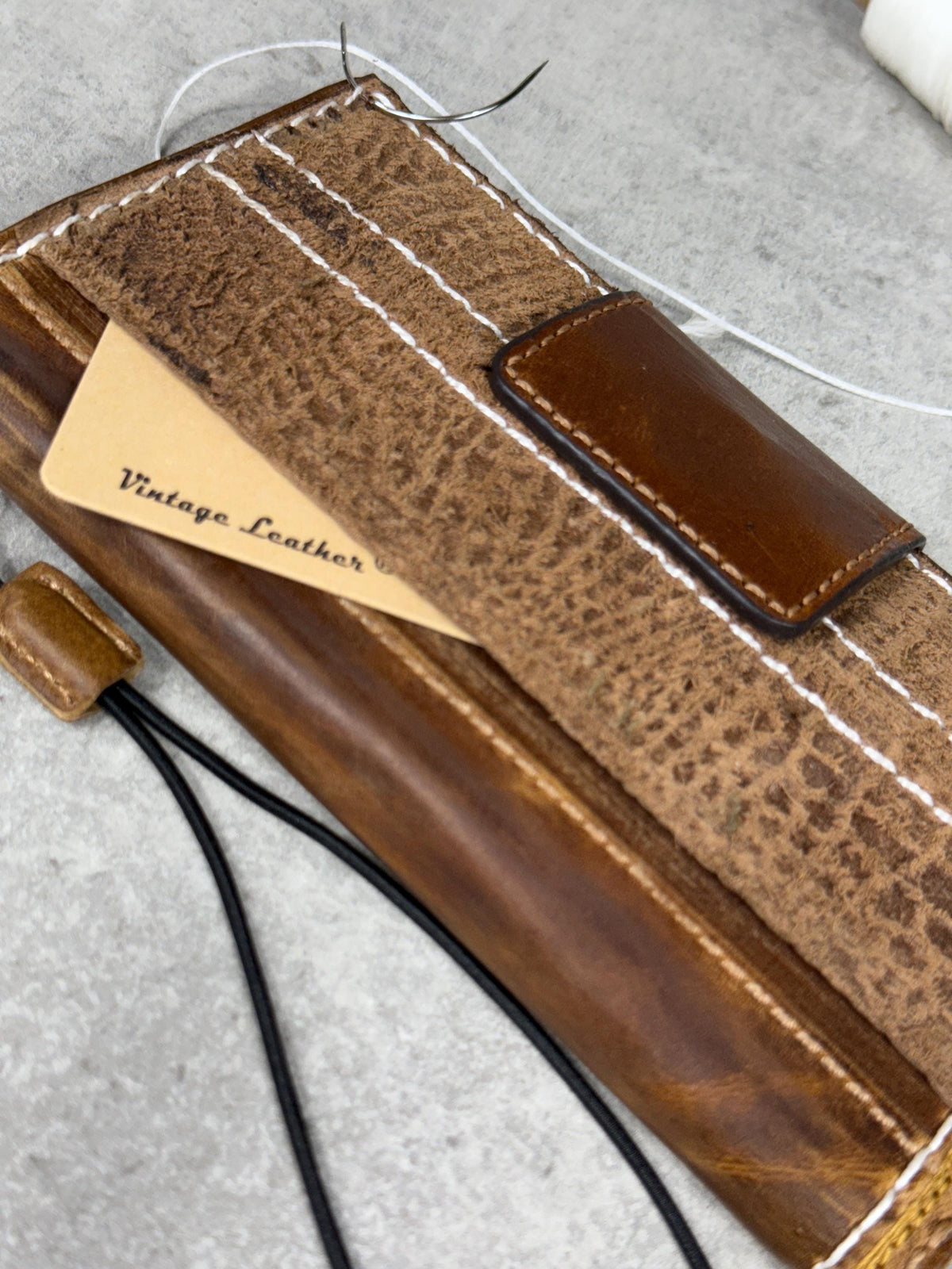 Handmade Leather Wallet Case for Google Pixel: Vintage Luxury Cover