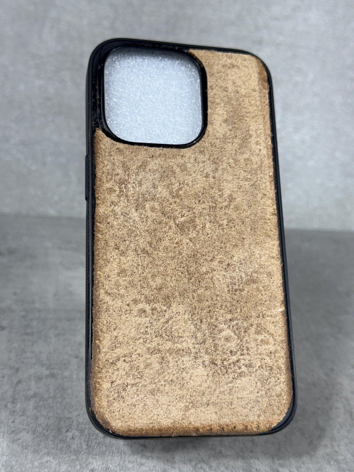 Handmade Suede Leather iPhone Case: Genuine Leather Art