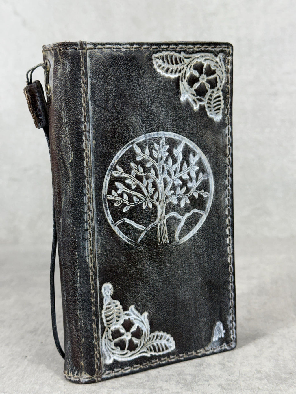 Genuine Leather fo OnePlus Open Case Wallet Handmade Wireless Luxury