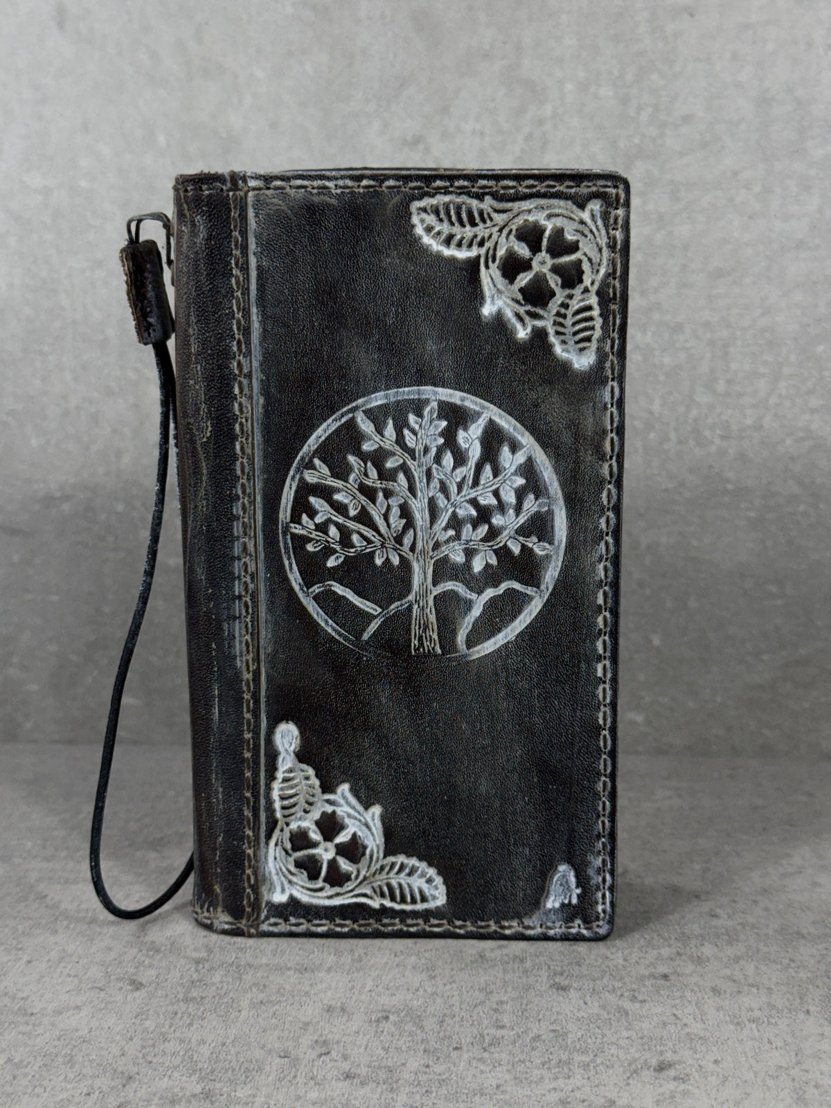 Genuine Leather fo OnePlus Open Case Wallet Handmade Wireless Luxury