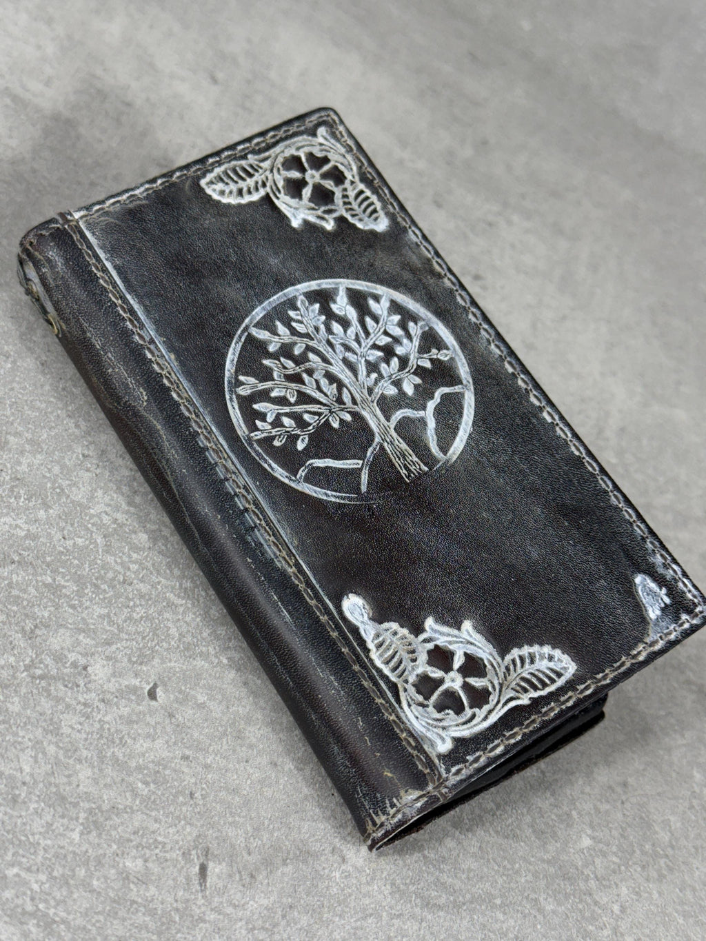 Genuine Leather fo OnePlus Open Case Wallet Handmade Wireless Luxury