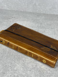 Genuine Leather iPhone Wallet Case: Vintage Book Style, Card Slots
