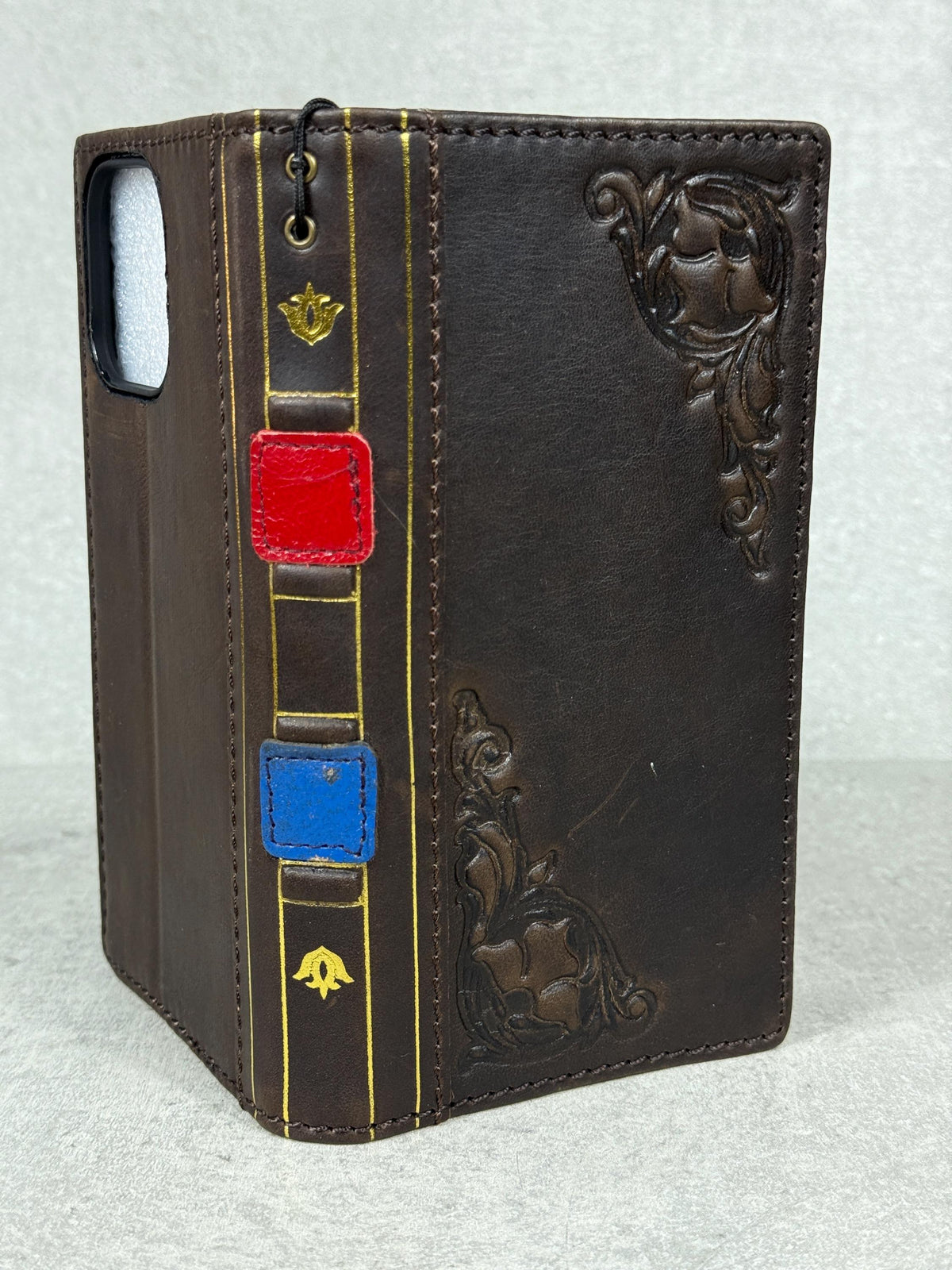 Handmade Leather Wallet Case for Galaxy Z Fold 2/3/4/5/6/7