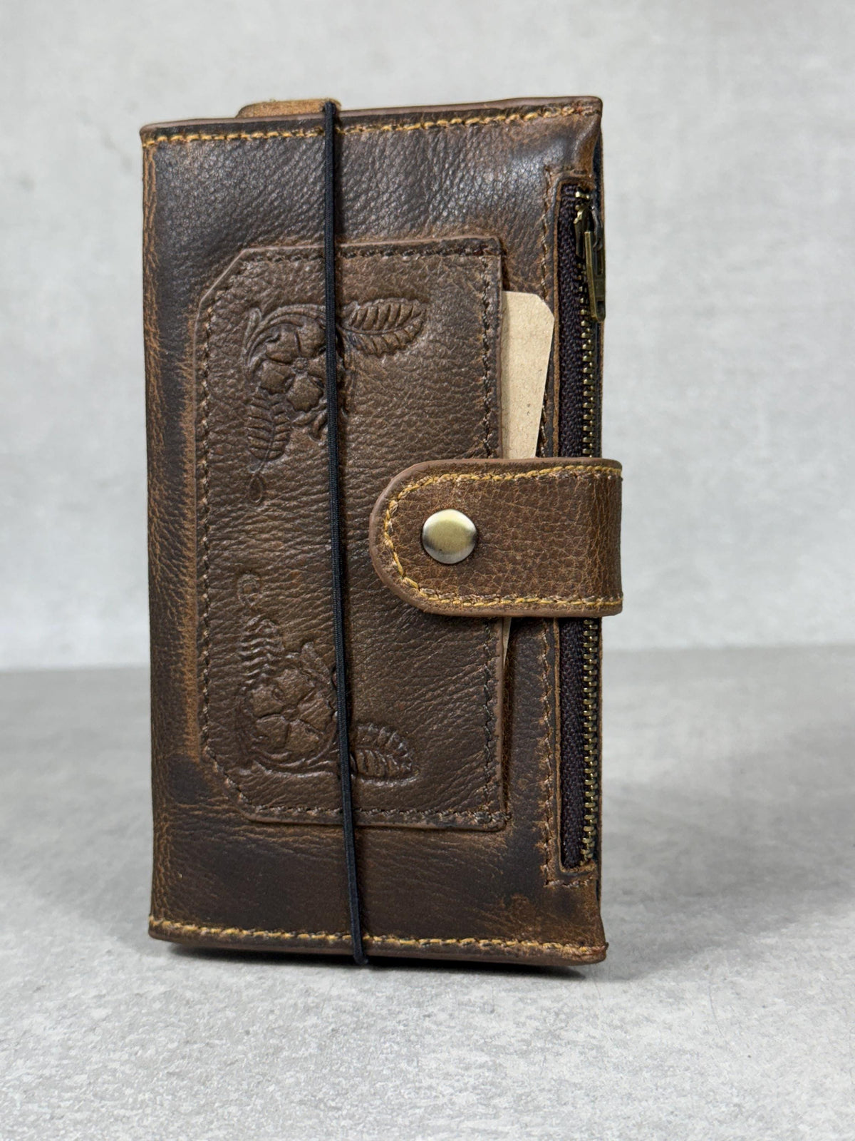 Handmade Leather Wallet Case for Galaxy Z Fold 2/3/4/5/6/7