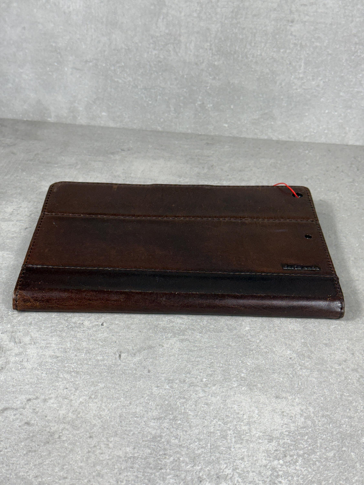 Vintage Leather iPad Mini Case: Magnetic Pen Holder, Hand Sewn