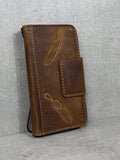 Handmade Leather Wallet Case for Google Pixel: Vintage Luxury Cover