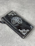 Handmade Leather Wallet Case for Google Pixel: Retro Card Holder with Zipper