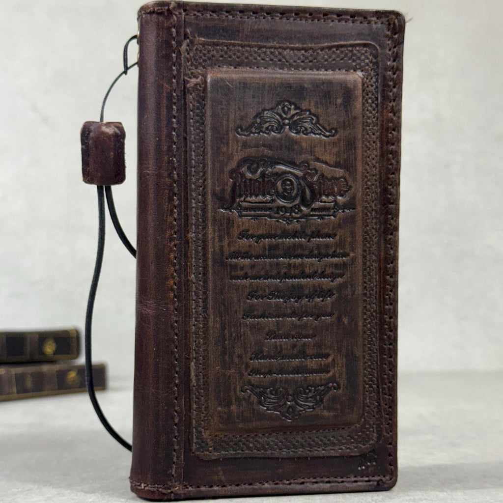 Handmade Leather Wallet Case for Galaxy Z Fold 2/3/4/5/6/7