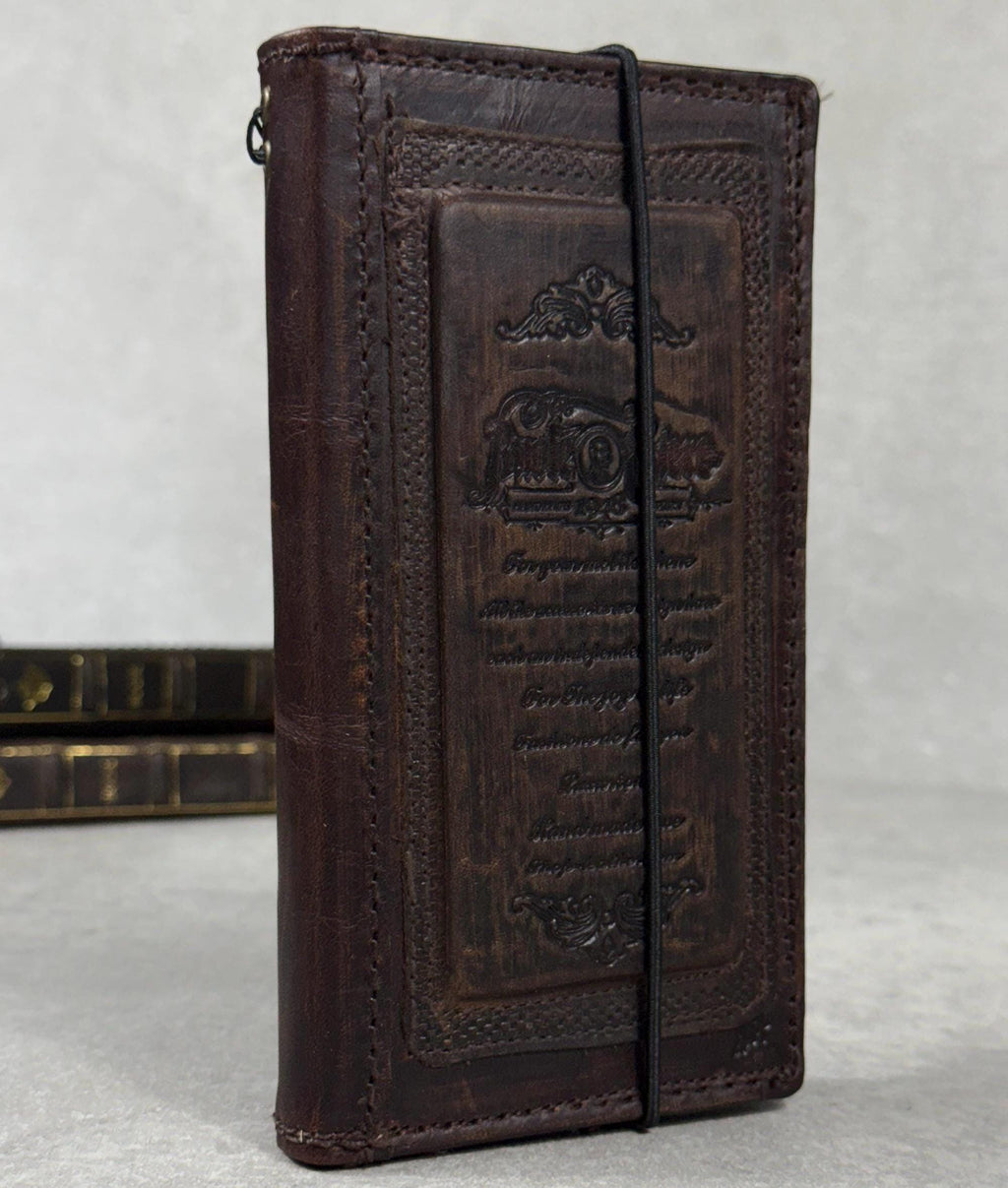 Handmade Leather Wallet Case for Galaxy Z Fold 2/3/4/5/6/7