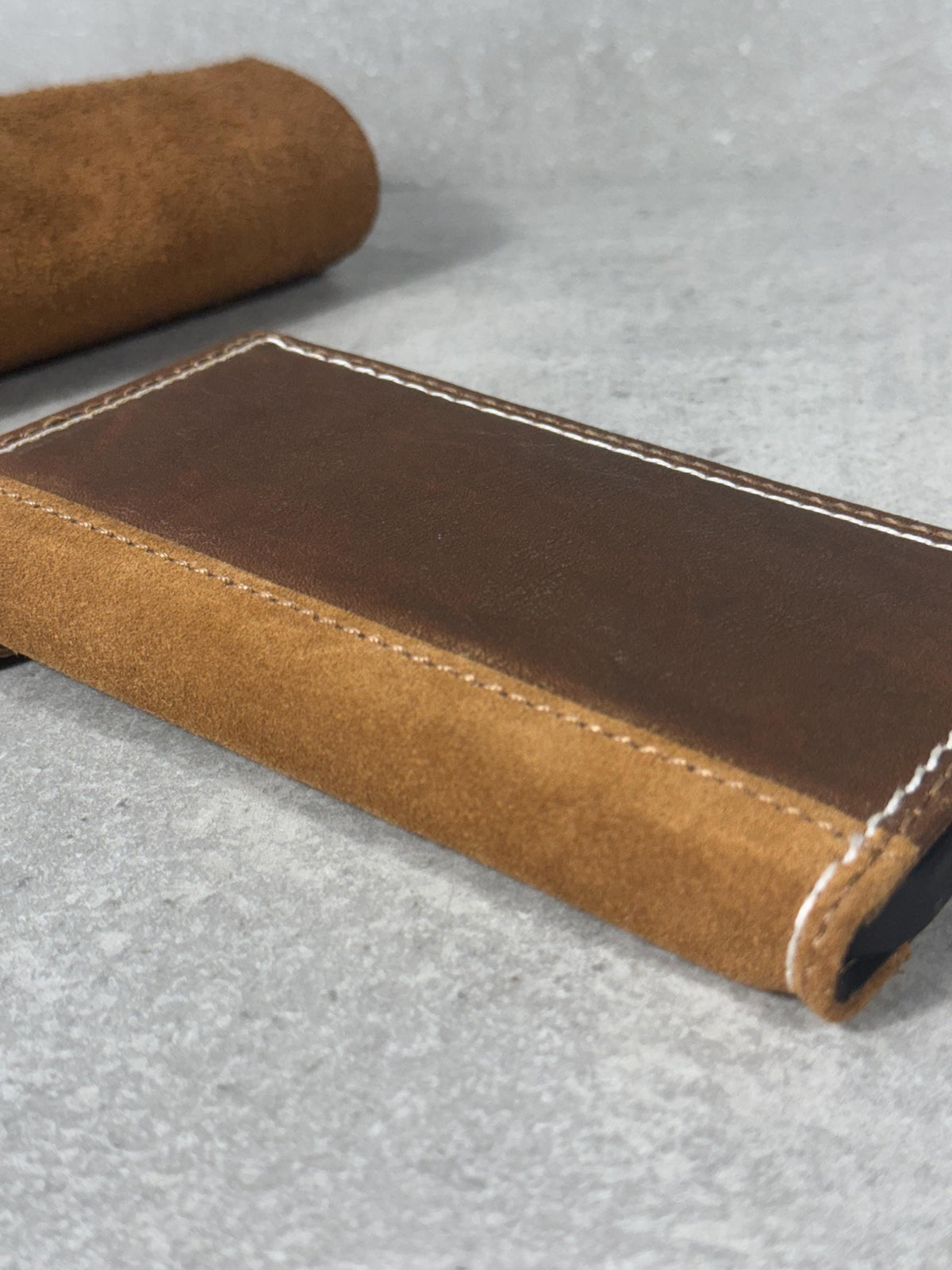 Handmade Leather Wallet Case for Google Pixel: Vintage Magnetic Card Holder
