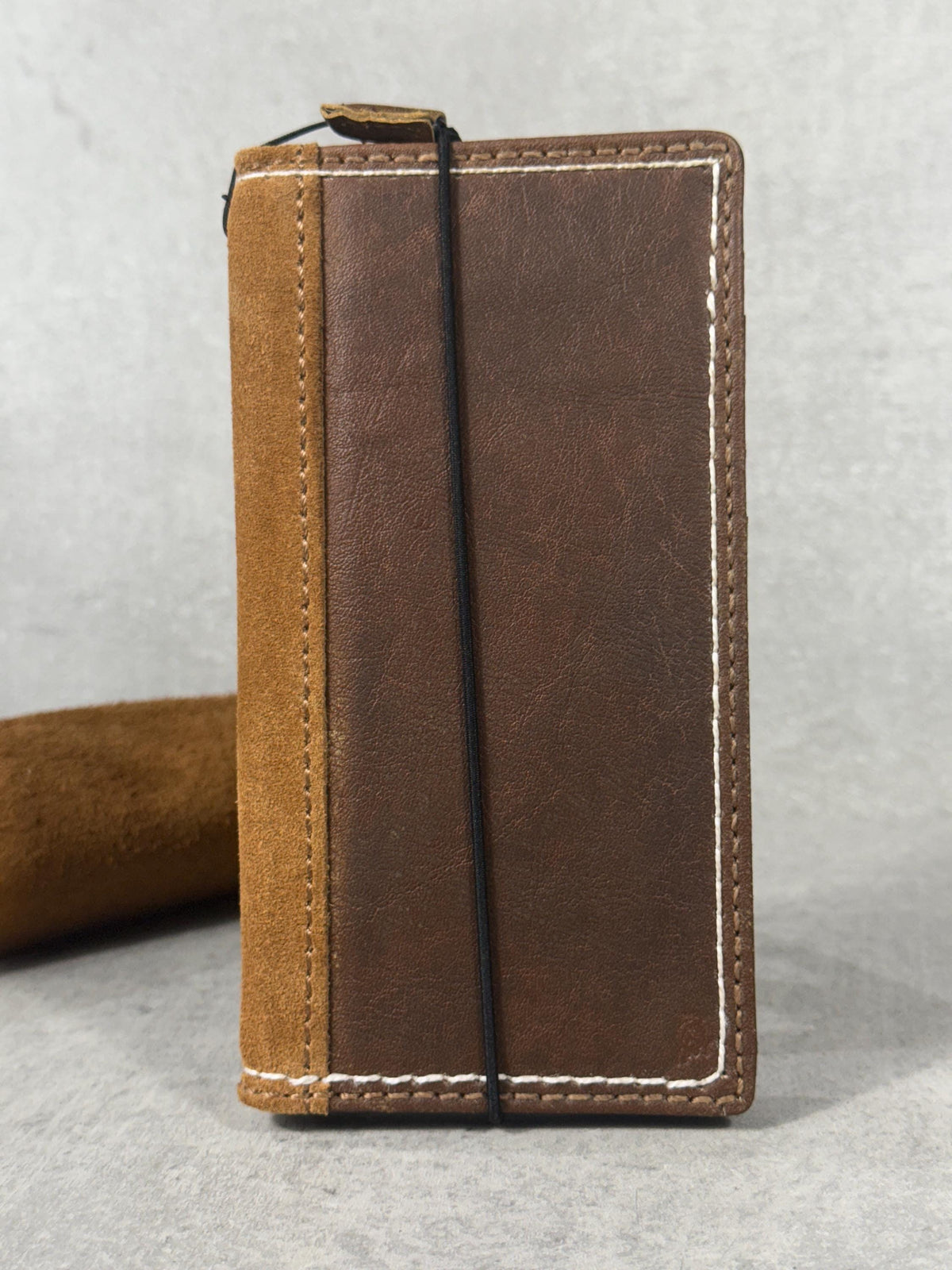 Vintage Leather iPhone Wallet Case: Book Style, Card Slots