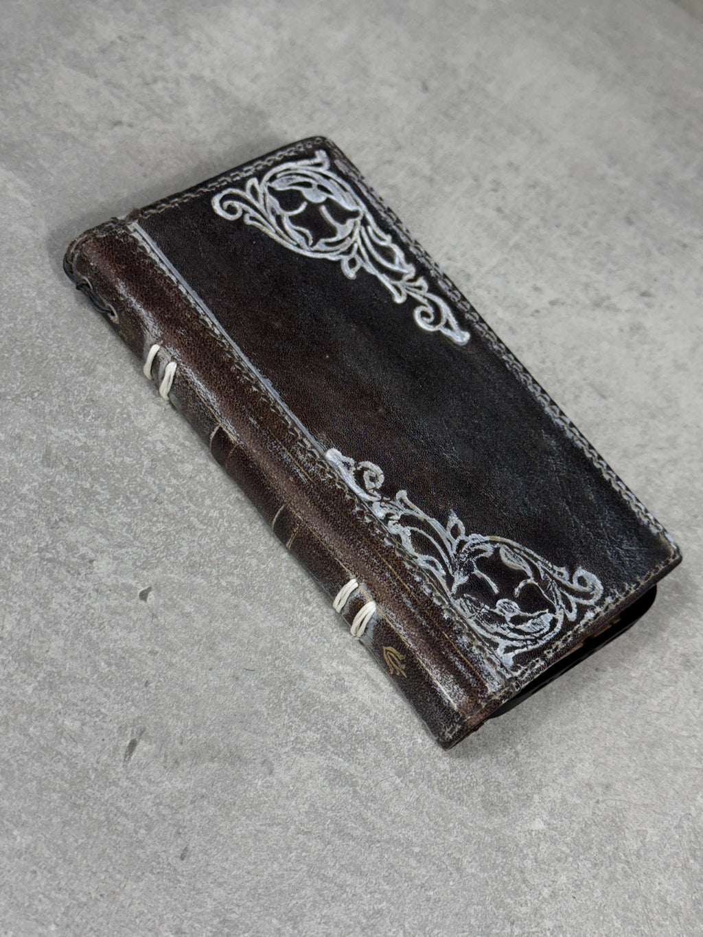 Handmade Leather Wallet Case for Galaxy Z Fold 2/3/4/5/6/7