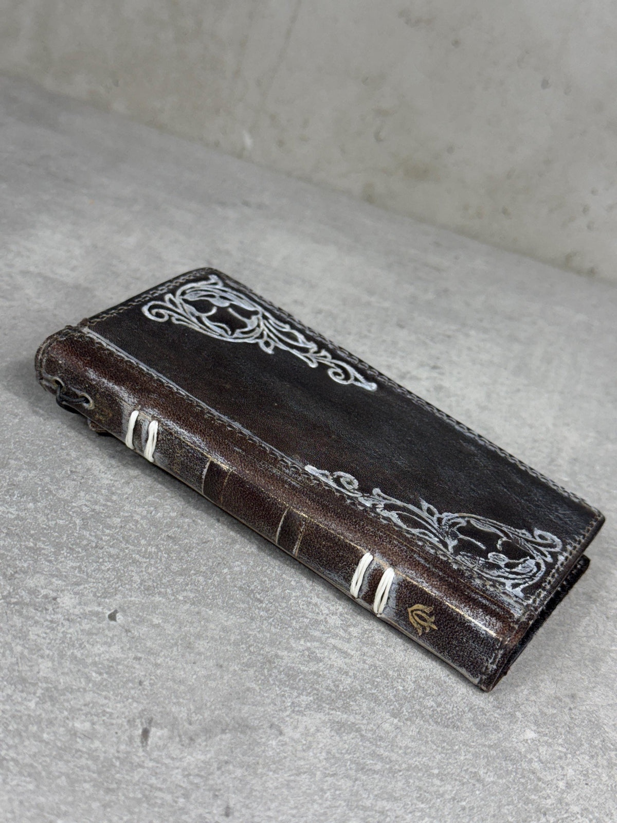 Handmade Leather Wallet Case for Galaxy Z Fold 2/3/4/5/6/7