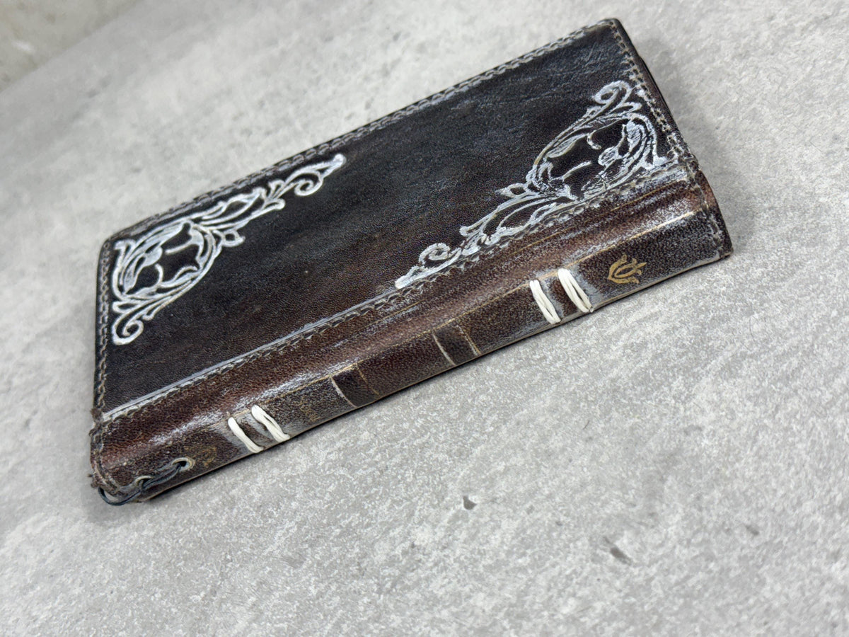 Handmade Leather Wallet Case for Galaxy Z Fold 2/3/4/5/6/7