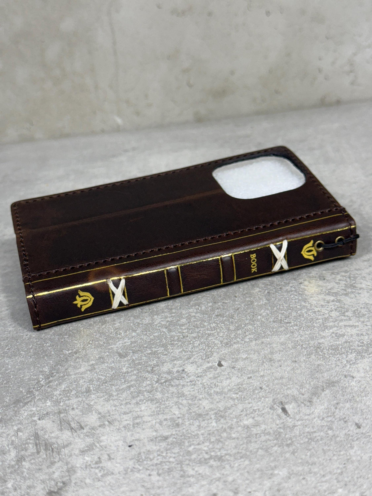 Handmade Leather Wallet Case for Galaxy Z Fold 2/3/4/5/6/7