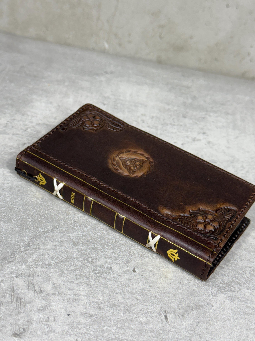 Handmade Leather Wallet Case for Galaxy Z Fold 2/3/4/5/6/7