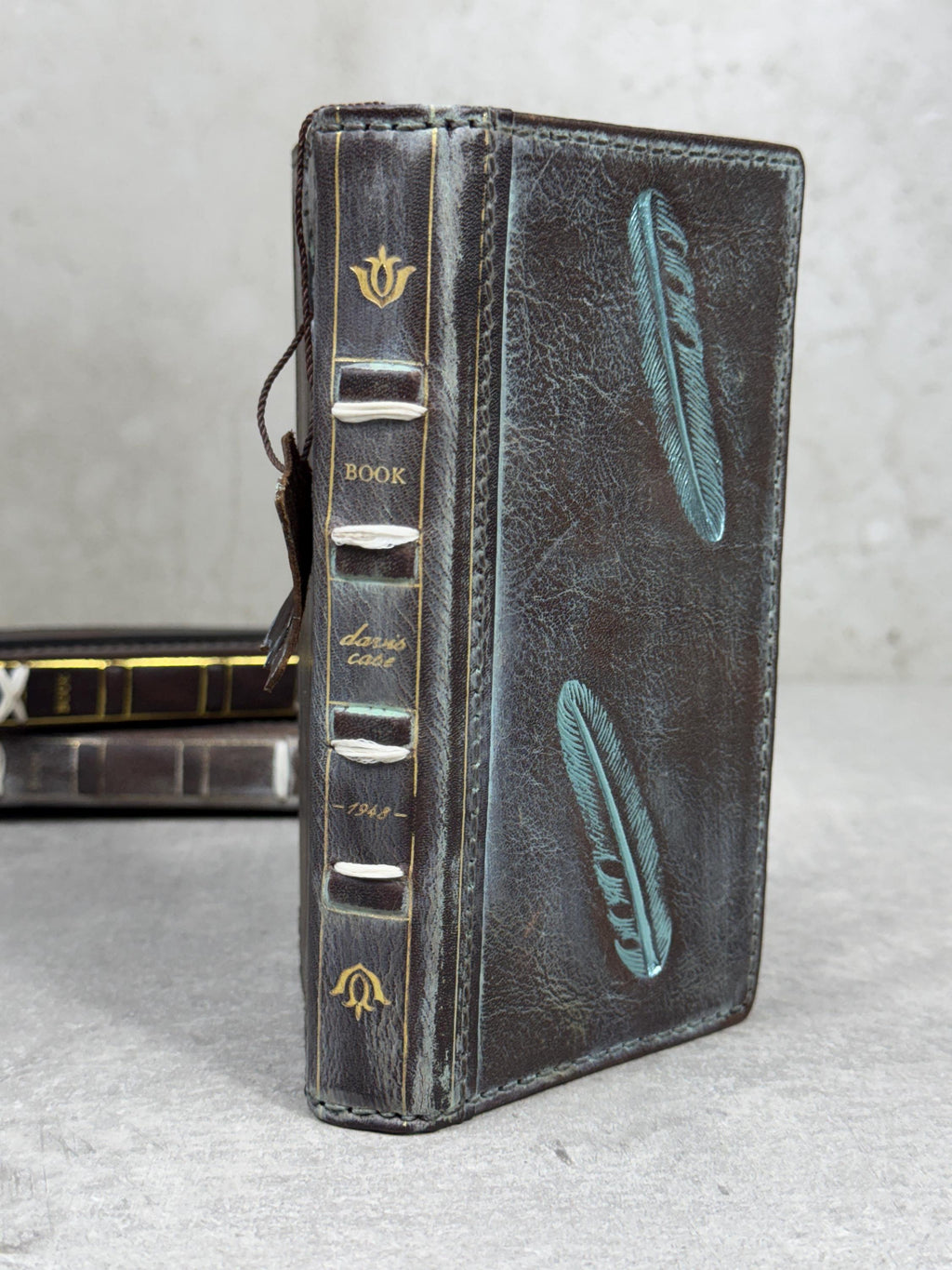 Vintage Leather Wallet Case for Google Pixel: Book Art Design