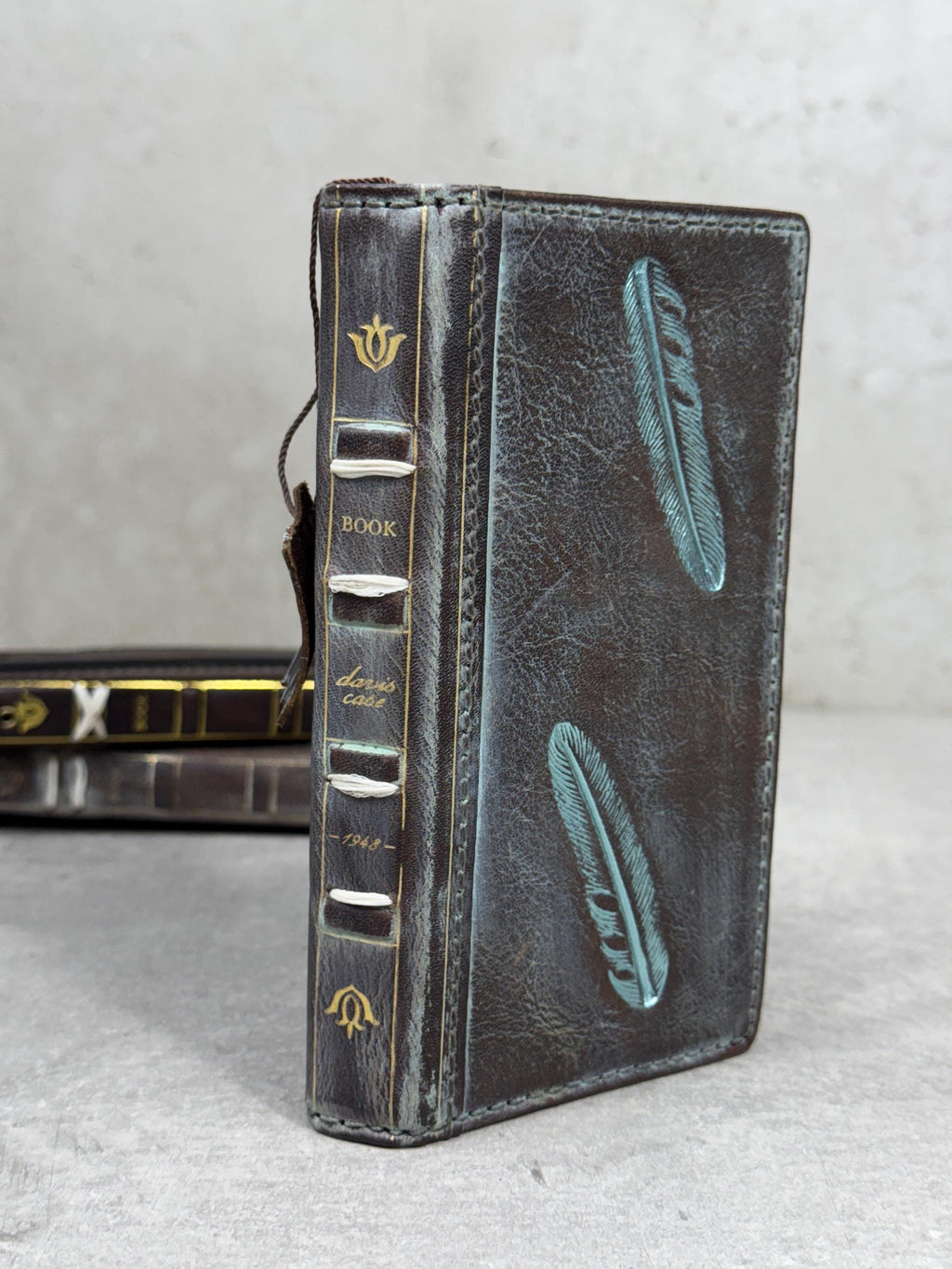 Vintage Leather Wallet Case for Google Pixel: Book Art Design
