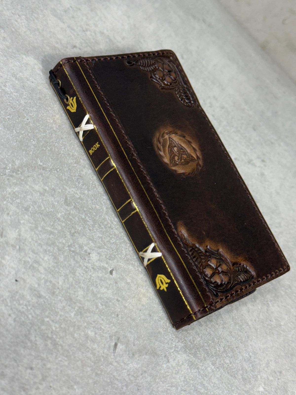 Vintage Leather Wallet Case for Google Pixel: Book Art Design