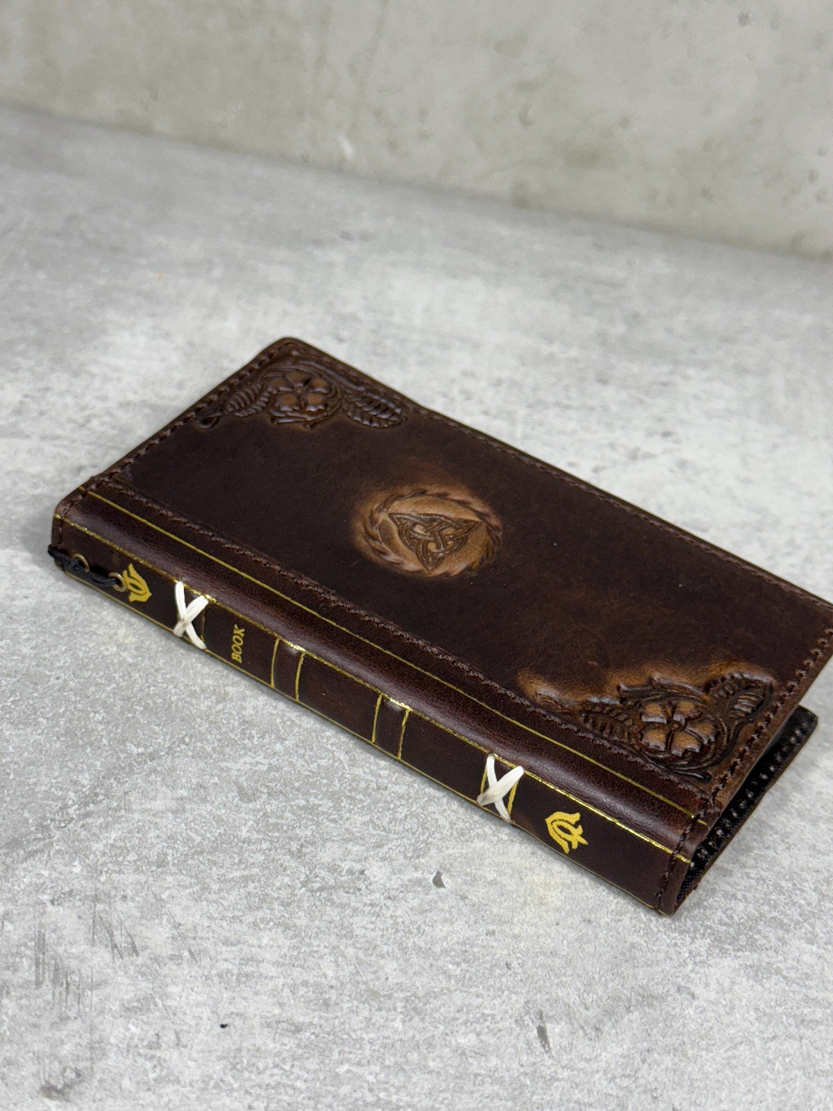 Vintage Leather Wallet Case for Google Pixel: Book Art Design