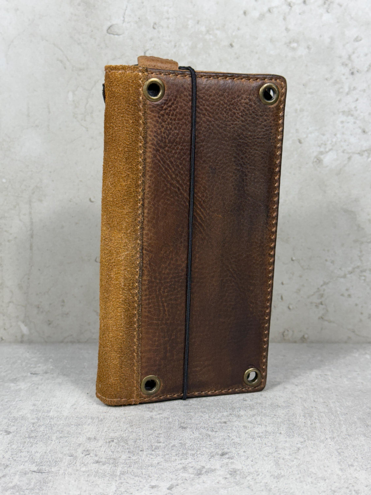 Vintage Leather iPhone Wallet Case: Book Style, Card Slots
