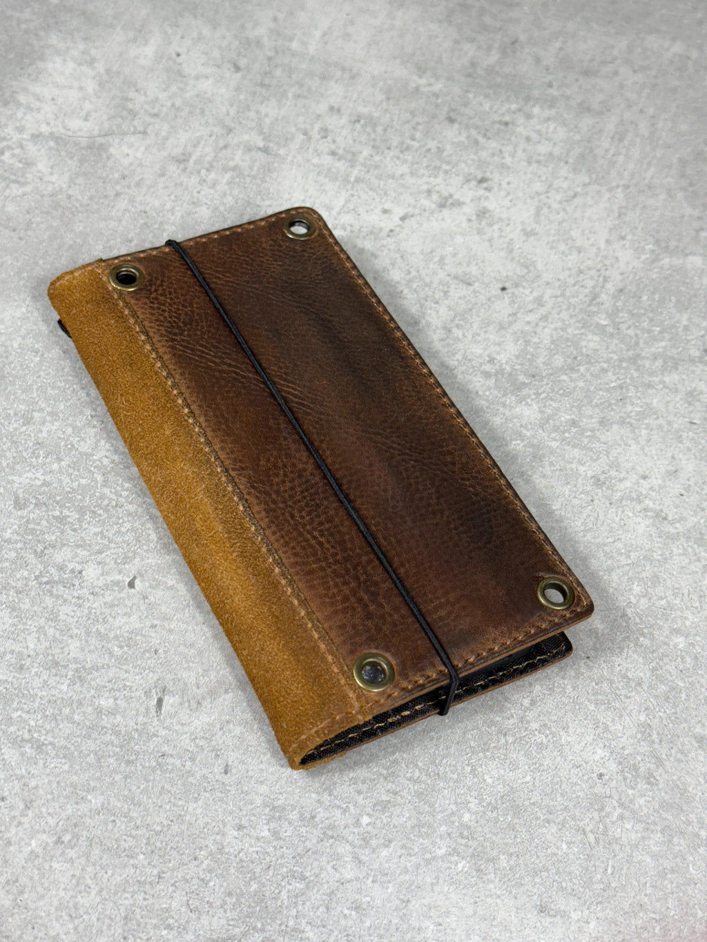 Vintage Leather iPhone Wallet Case: Book Style, Card Slots