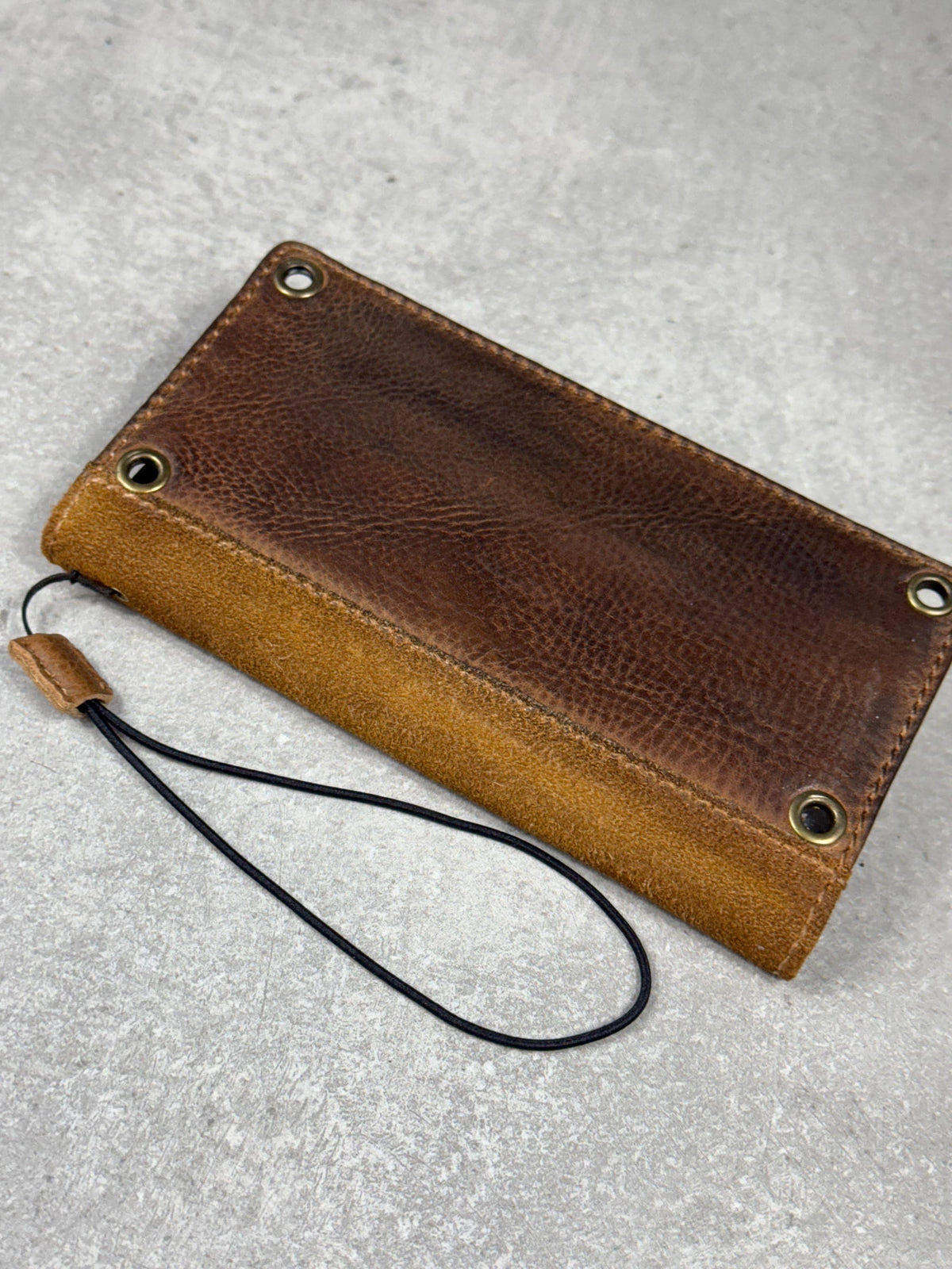 Vintage Leather iPhone Wallet Case: Book Style, Card Slots