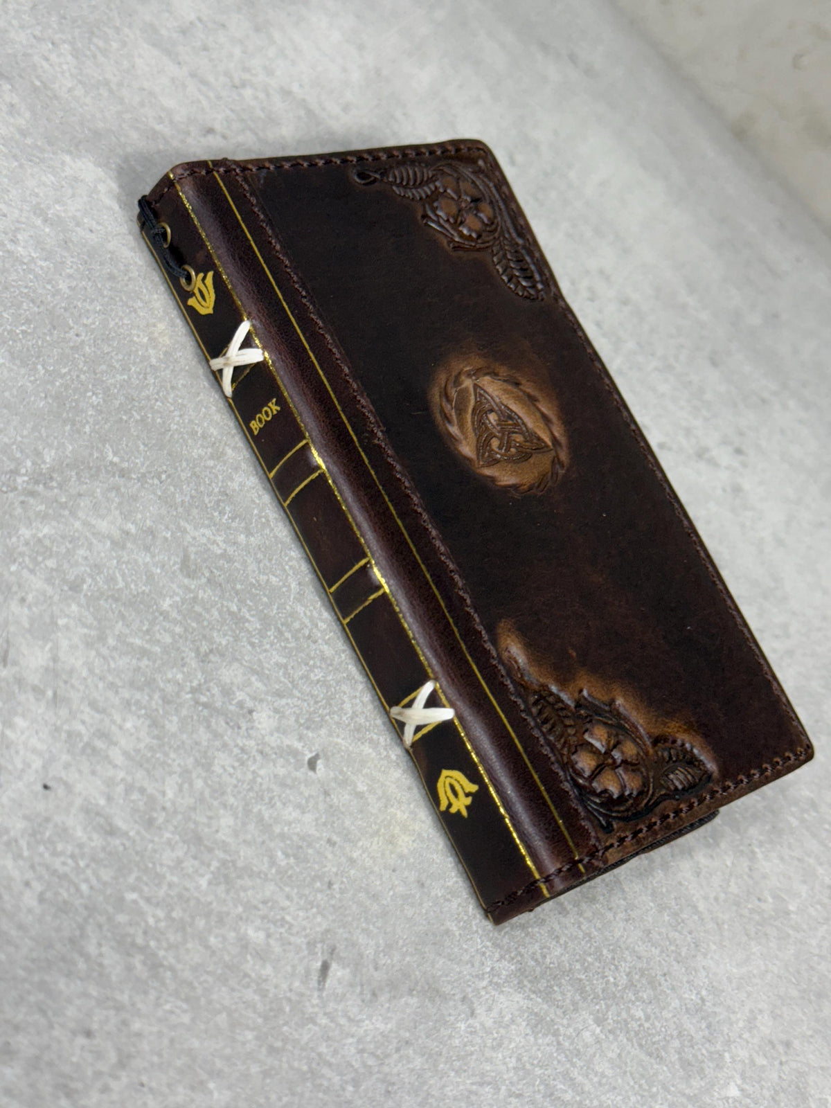 Handmade Leather Wallet Case for Galaxy Z Fold 2/3/4/5/6/7