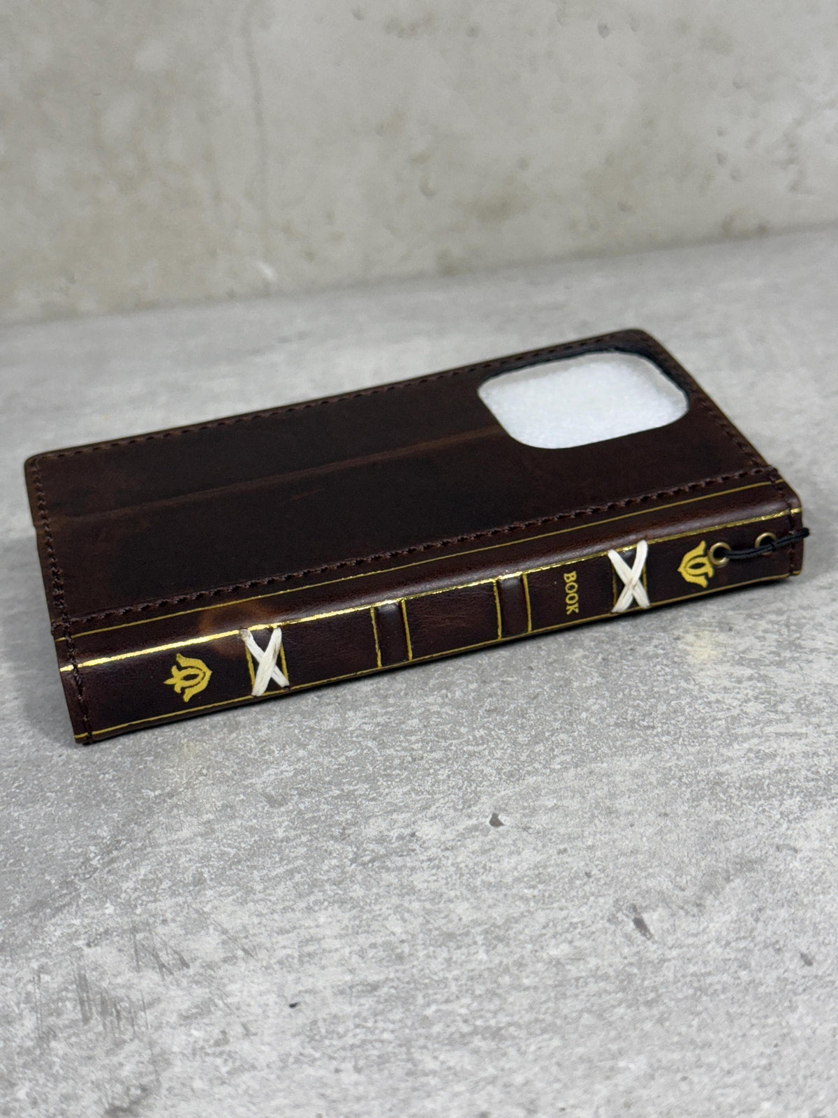 Vintage Leather Wallet Case for Google Pixel: Book Art Design